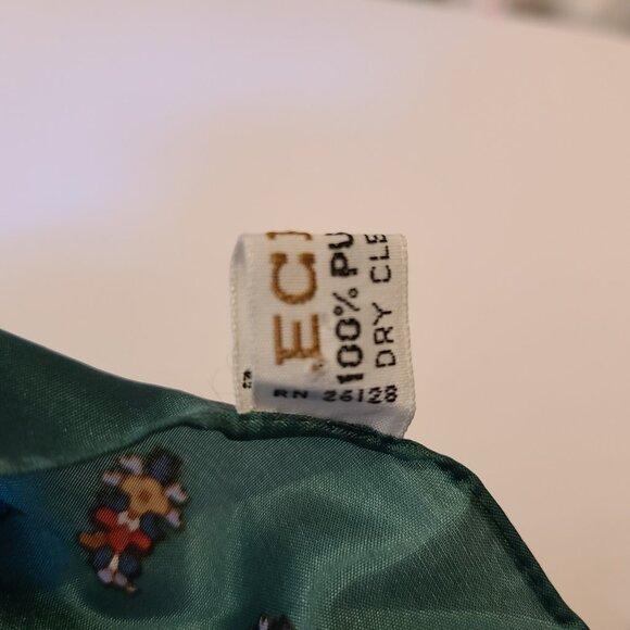 ECHO 100% Pure Silk Scarf - Green - Picture 2 of 4